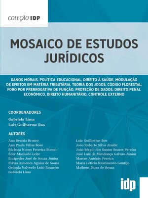 cover image of Mosaico de Estudos Jurídicos